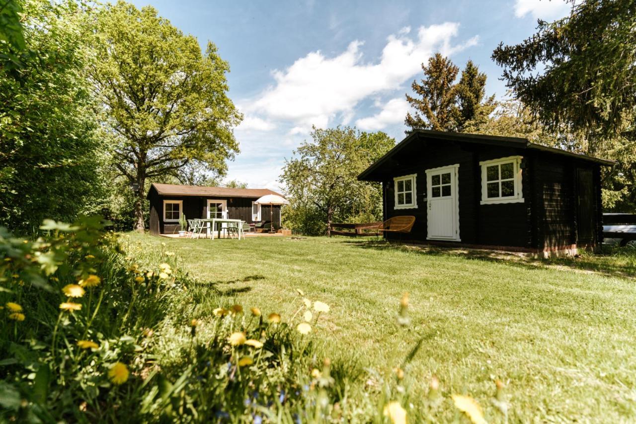 Wunderschoenes Chalet Mit Gaestehaus In Der Natur Mit Fass-Sauna Sangerhausen Eksteriør bilde